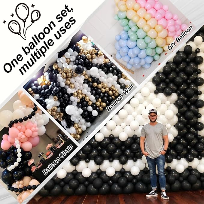 Black Linking Balloons, Quick Link Balloons - Image 9