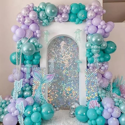 Voircoloria 90pcs Pastel Purple Balloons Garland Arch Kit, 18 12 10 5 Inch | - Image 6