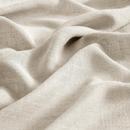 MIULEE Cream Linen Curtains 52x54 Inch 2 Panels - Image 4
