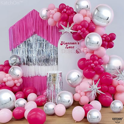 KatchOn Metallic Silver Balloons - Image 7