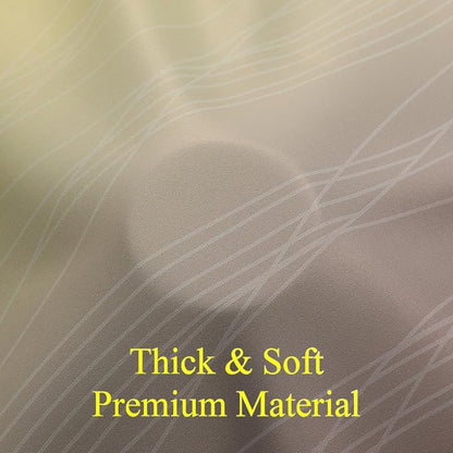 Yellow and Brown Blackout Curtains, Full Light Blocking Gradient Grommet Drapes - Image 8
