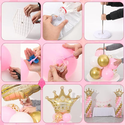 Princess Party Balloon Column Stand Kit 2 Sets - Image 5
