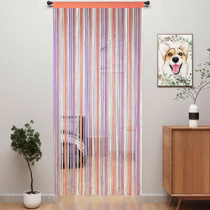 YIIBAII Door String Curtains Fringe Door Curtains by YIIBAII