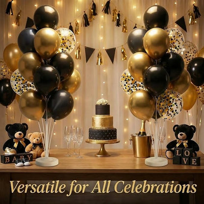 Balloon Column Stand Kit, 2 Sets of Assorted Rainbow Balloon Tower Pillar - Image 7