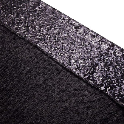 SquarePie 8x10ft Black Sequin Backdrop, High Density Non-Transparent Glitter - Image 8