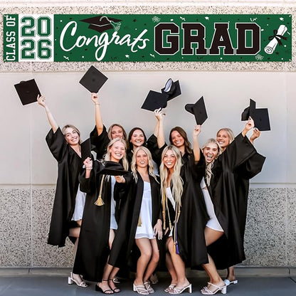 2026 Graduation Yard Sign, Large Congrats Grad Yard Banner Class of 2026 Banner - Image 6