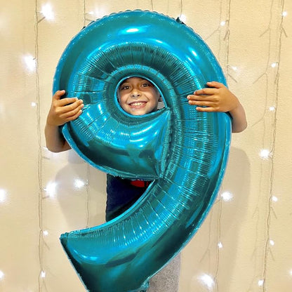Number Balloons 8 Balloon 40 inch Blue - Image 2