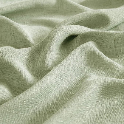 MIULEE Sage Green Linen Curtains 37x72 Inch Length 2 Panels | Window Drapes - Image 4