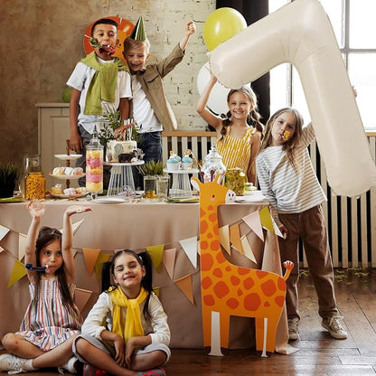 40 Inch Beige Number 7 Balloons - Image 3