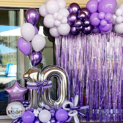 Light Purple Balloons Different Sizes 135pcs 18 12 10 5 Inch Lavender Purple - Image 5