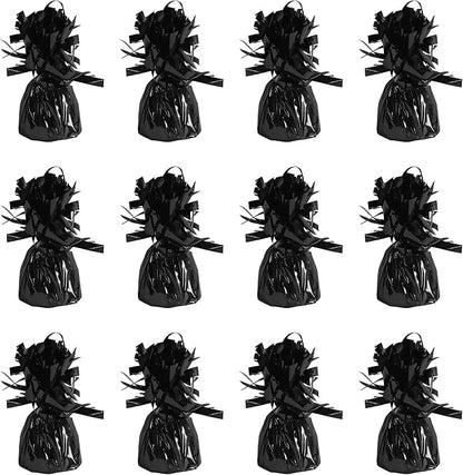 Metallic Wrapped Balloon Weight Pack of 12 by Beistle