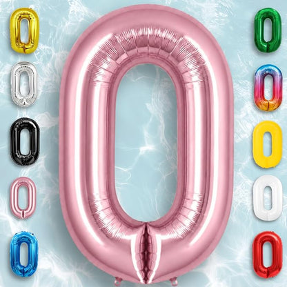 Black Number 0 to 9 Mylar Balloon 40 Inch - Image 5