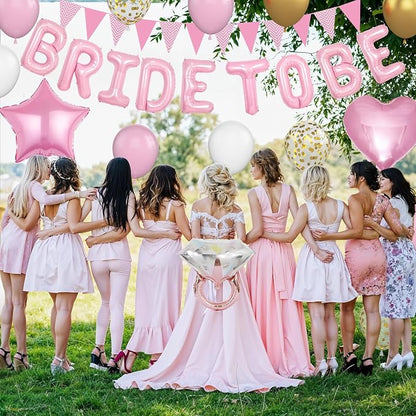 Pink and Gold Bachelorette Party Decorations - Image 4