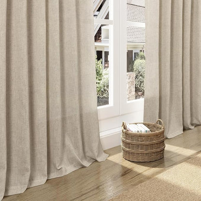 Taupe Burlywood Curtains 90 Inches Long - Image 5