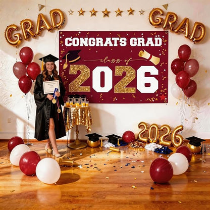 Class of 2026 Graduation Banner 47x67" - Image 4