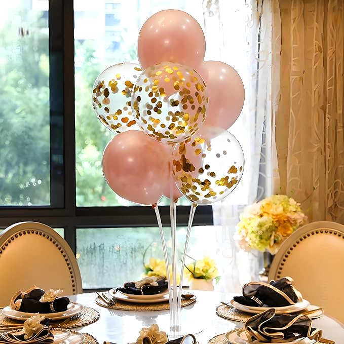 8 Pack Balloon Stand Kits, Fenxyo Balloon Sticks Holder - Image 8
