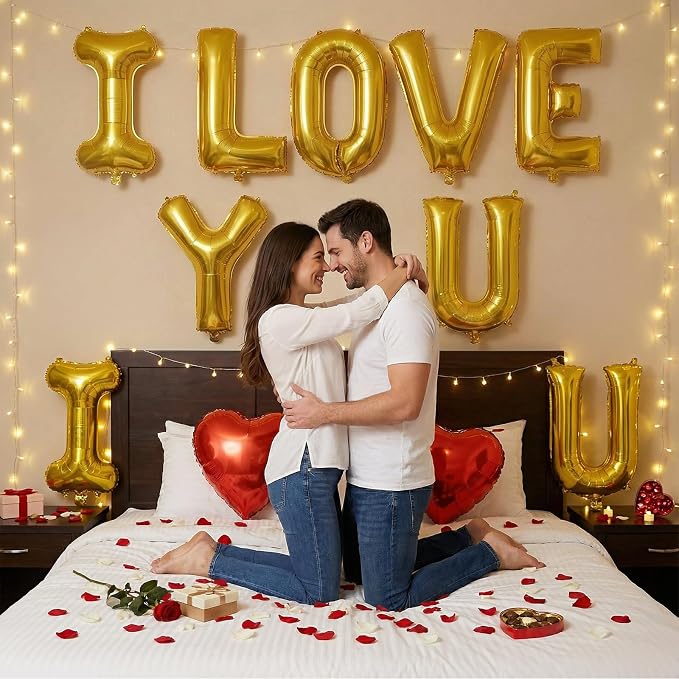 Gold Letter G Balloons, 40 Inch Large Foil Letter Balloons, Custom Phrase - Image 5