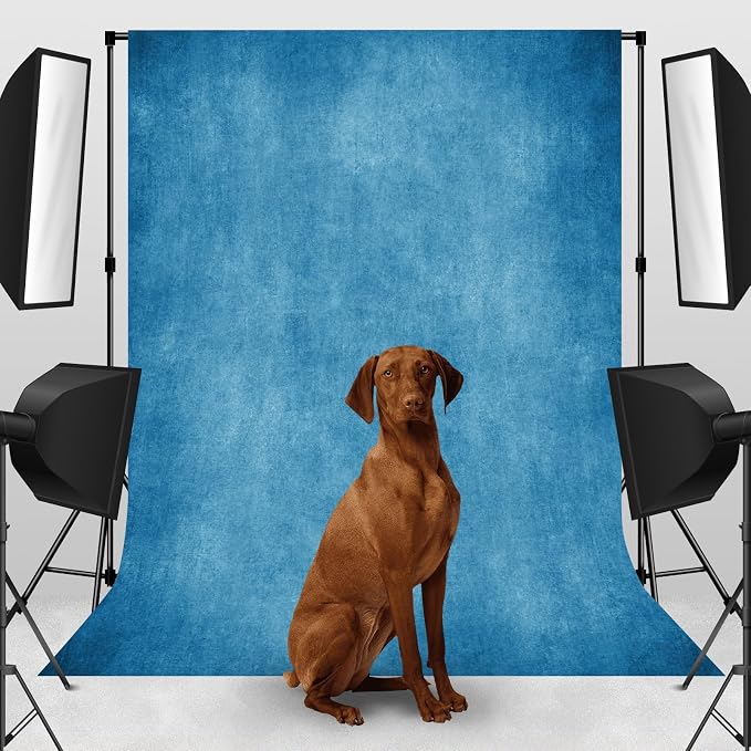 Blue Photo Backdrop Studio Abstract Texture Photography Background 8x10ft | - Image 3