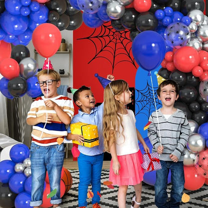 Amandir 153pcs Black Red Blue Balloon Arch Garland Kit Different Sizes | 18 12 - Image 5