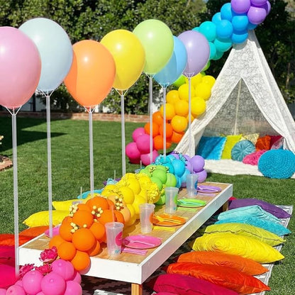 Seenelling 148 Pcs Back to School Rainbow Balloons Stand Table Centerpiece - Image 6