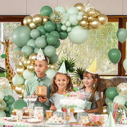 147pcs Sage Green Balloon Garland Arch Kit - Image 5