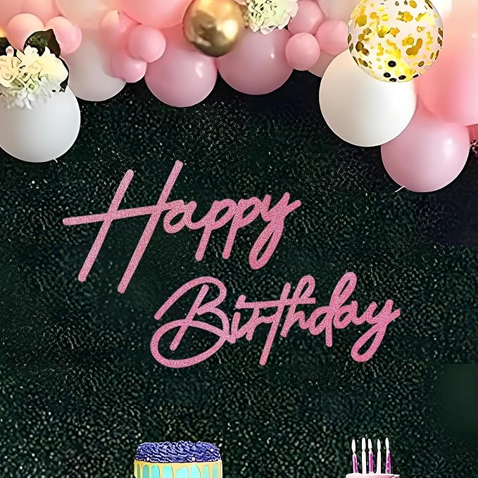 Happy Birthday Sign for Backdrop by MASTRON
