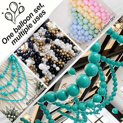Teal Blue Linking Balloons, Tails Balloon - Image 3