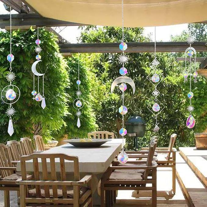 6Pieces Crystal Suncatchers for Window Hanging Sun Catcher - Image 5
