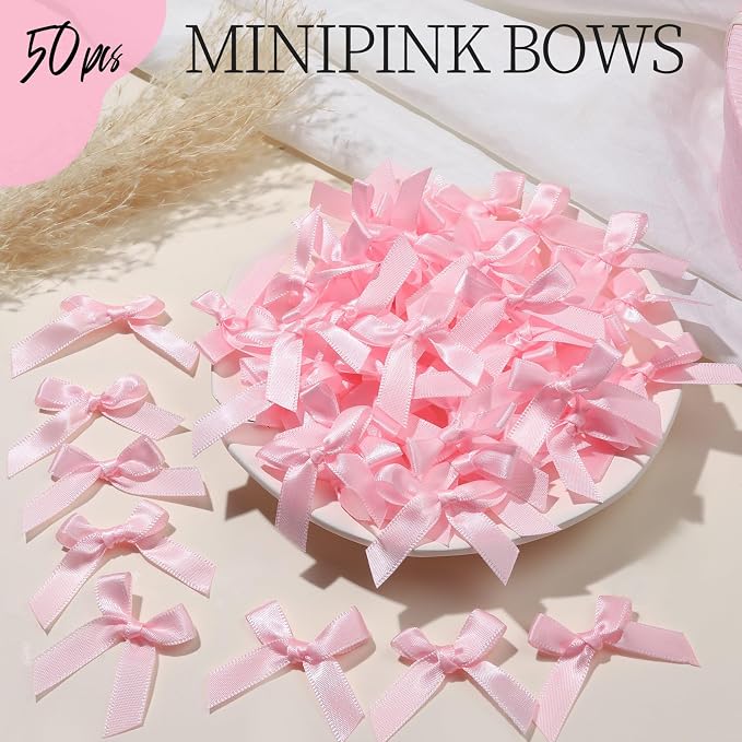 YGDZ Mini Pink Bows - Image 5