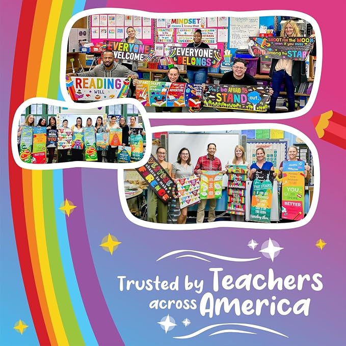 Sproutbrite 2 Educational Classroom Welcome Posters, Banners 13.5”x39” - Image 5