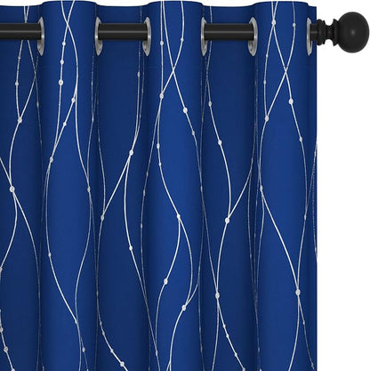 Deconovo Living Room Curtains 63 Inches Long, Thermal Insulated, Room Darkening by Unknown