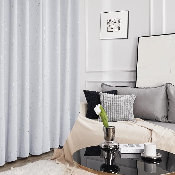 Deconovo Living Room Curtains 72 Inches Long, Thermal Insulated, Room Darkening - Image 5