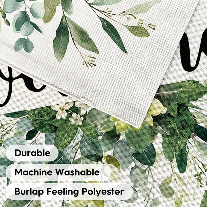 AVOIN colorlife Spring Summer Floral Welcome Garden Flag Outside 12x18 Inch | - Image 7