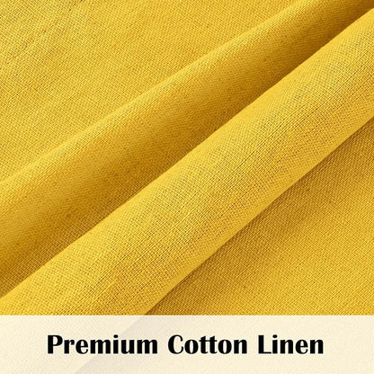 Farmhouse Valance Curtains, Boho Cotton Linen Kitchen Valance, Rod Pocket - Image 5