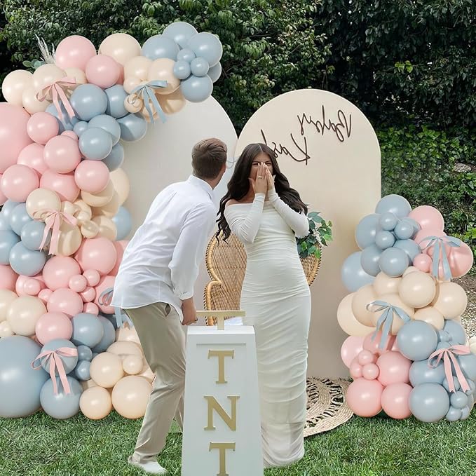 Gender Reveal Balloon Kit, Boho Party & Birthday Supplies - Image 2