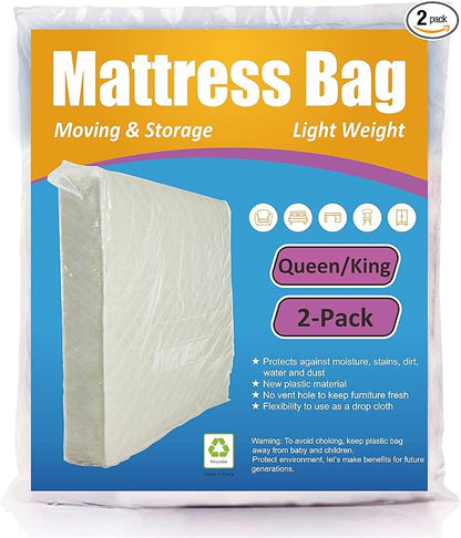 ComfortHome Mattress Bag for Moving and Storage, Fits Queen and King Size by ComfortHome