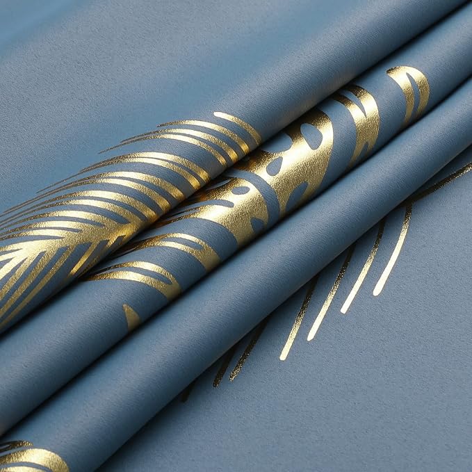 Stone Blue Blackout Curtains for Living Room, Room Darkening Curtains - Image 8