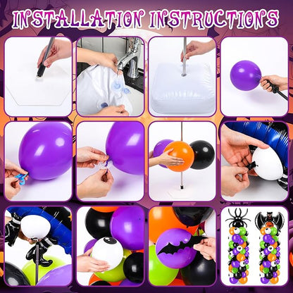 Kasyat 2 Sets Halloween Balloon Column Stand Kit - Image 5