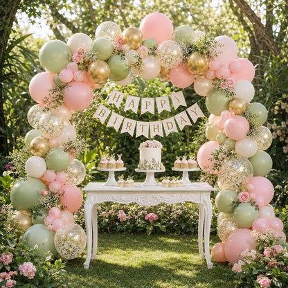 Pink and Green Balloons - Image 7