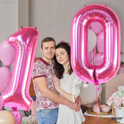 KatchOn Pink number 10 balloon 40 Inch - Image 8