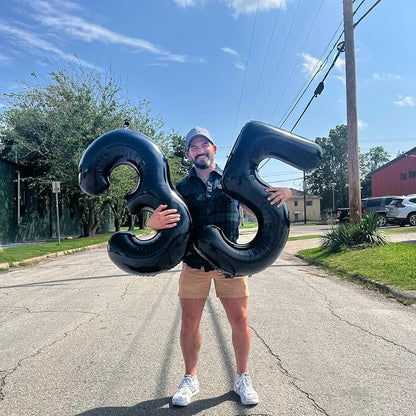 Black 50 Balloon - Image 3