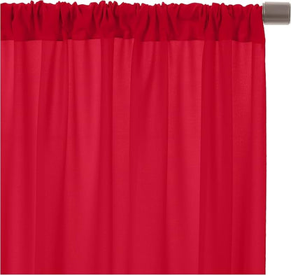 AK TRADING CO. 10 feet x 10 feet Polyester Backdrop Drapes Curtains Panels - Image 4