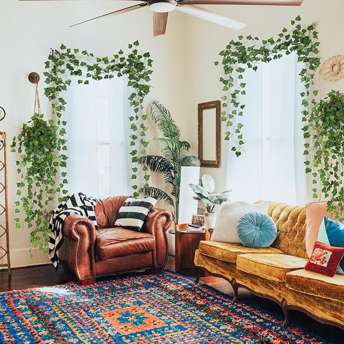 RECUTMS Artificial Fake Ivy Vines Garlands - Image 5
