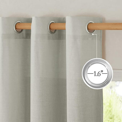 NICETOWN Linen 78 inch Curtains - Image 2