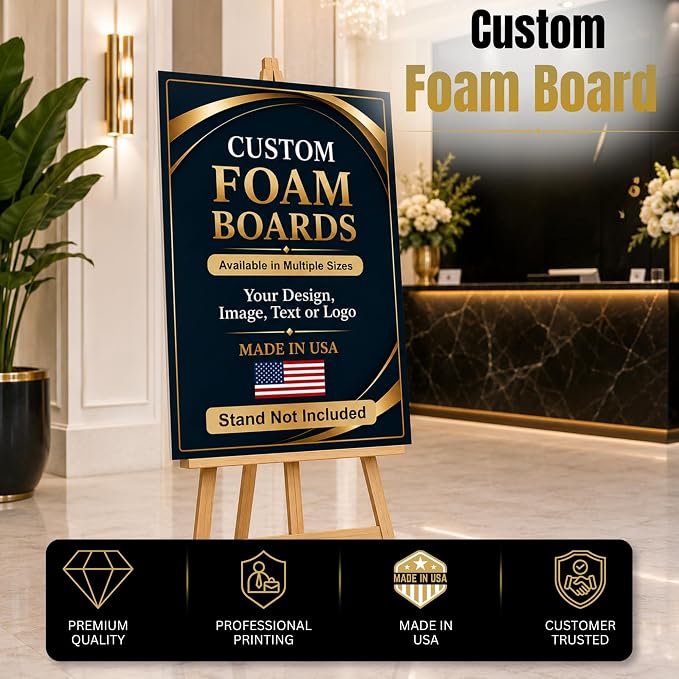 Custom Poster Boards by BCB Print | Personalized Foam Display Sign | - Image 2
