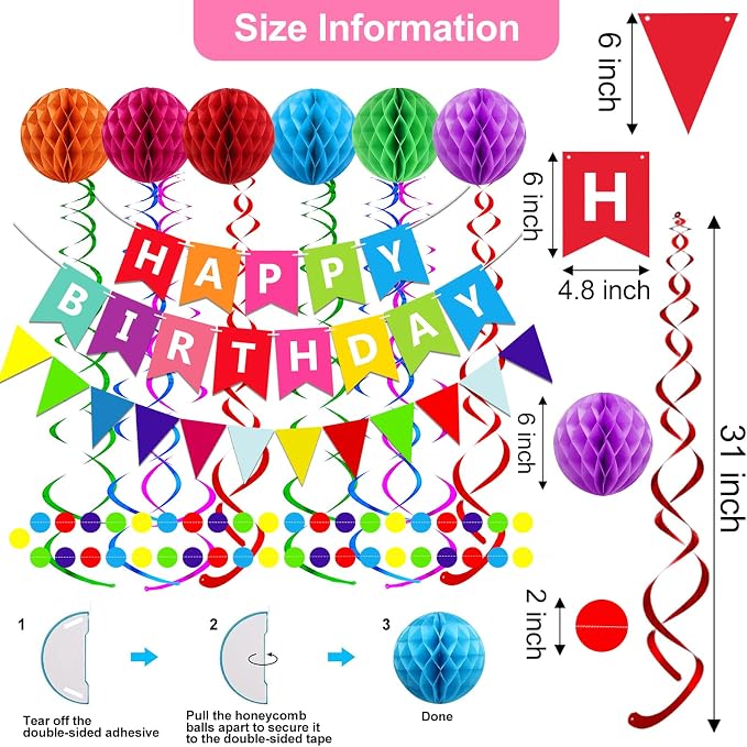 Fecedy Happy Birthday Banner - Image 2