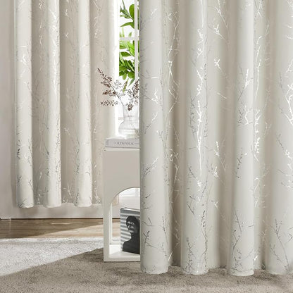 Deconovo Living Room Curtains 45 Inches Long, Thermal Insulated, Room Darkening - Image 3