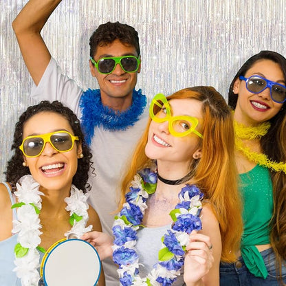 3 Pack Shiny Silver Backdrop Party Decorations Tinsel Curtain Party Backdrop - Image 6