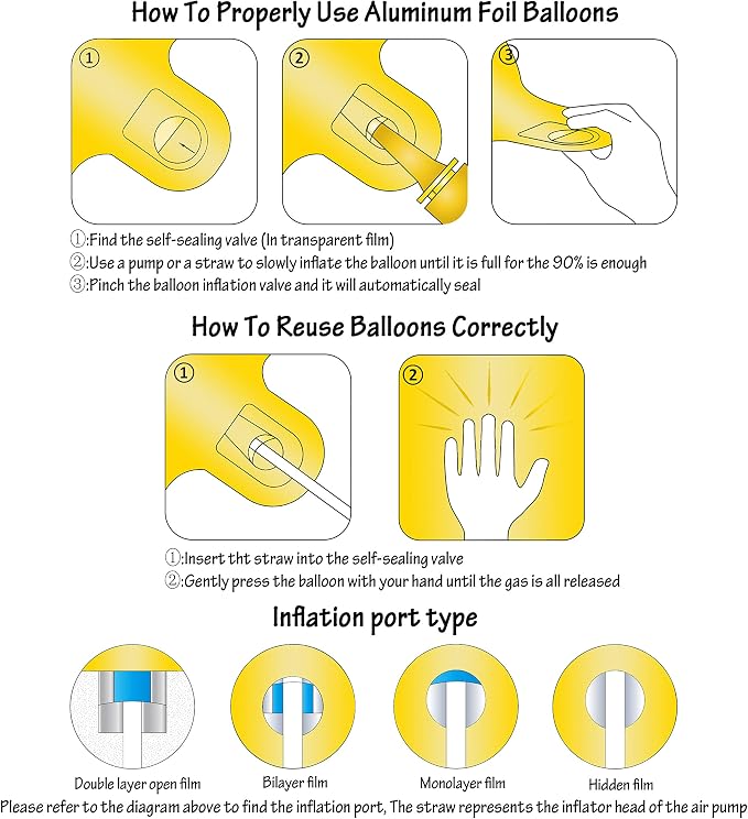 40 In yellow graffiti Number Balloons Helium Foil Mylar Balloon Digital 3 | - Image 3