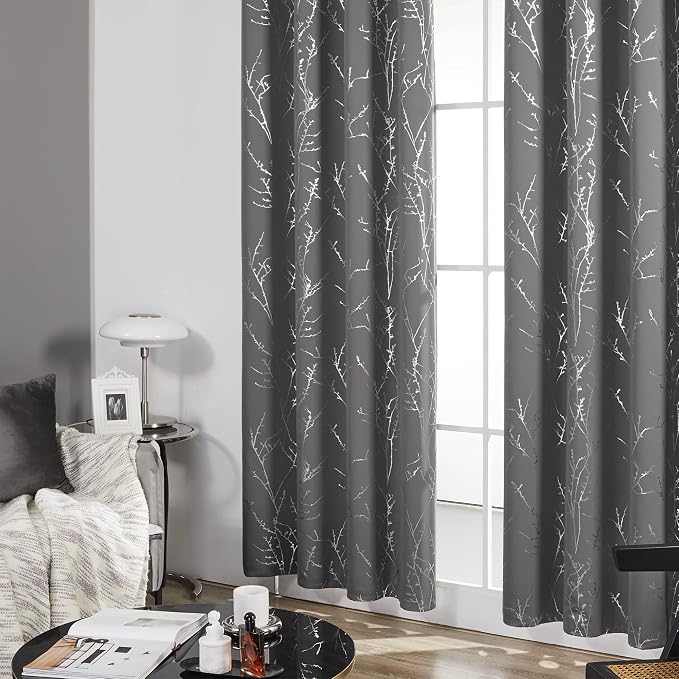 Deconovo Living Room Curtains 84 Inches Long, Thermal Insulated, Room Darkening - Image 4